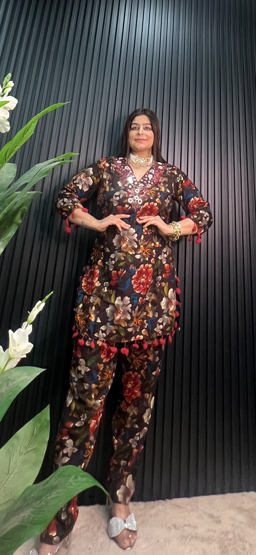 Beautiful Cord Set Printed