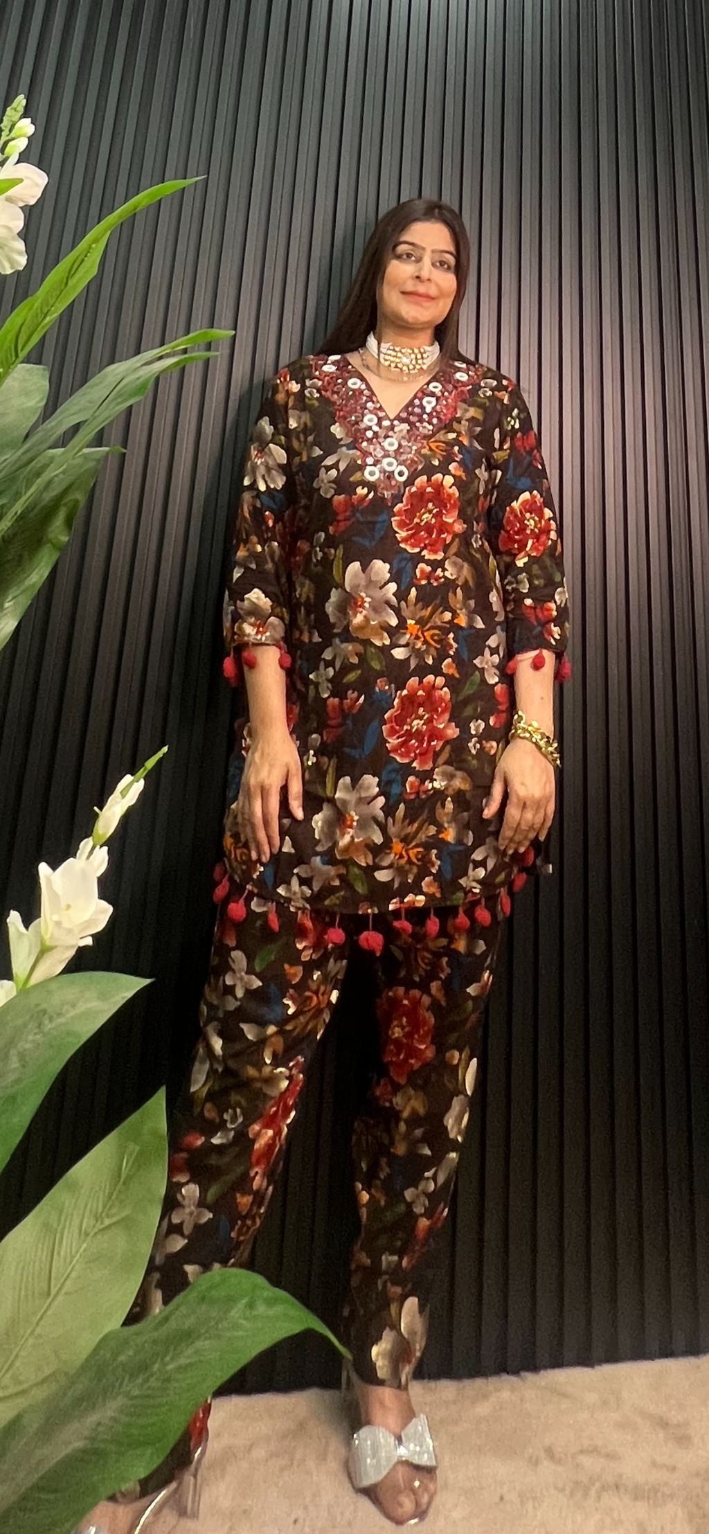 Beautiful Cord Set Printed